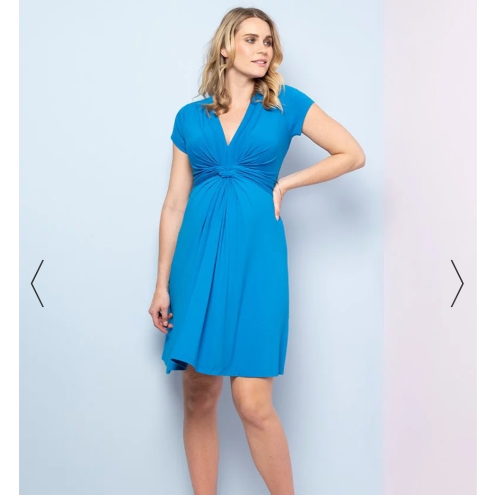 Seaside blue knot dress from Seraphine